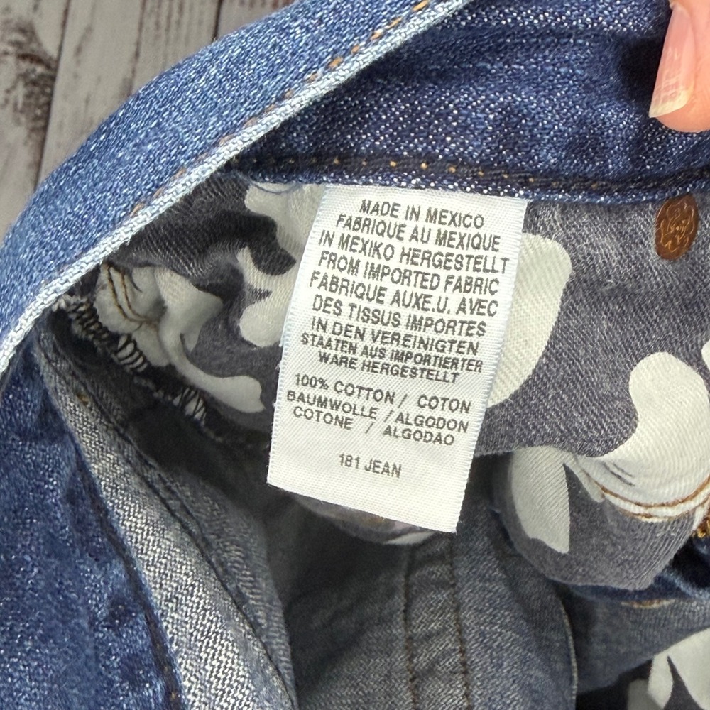 VTG Lucky‎ Brand Mens 31x32 Blue Denim 181 Jean Relaxed Straight Leg - Picture 5 of 5